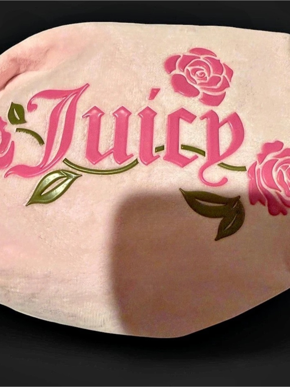 Juicy Couture Juicy Flower Velour Makeup Bag in Pink